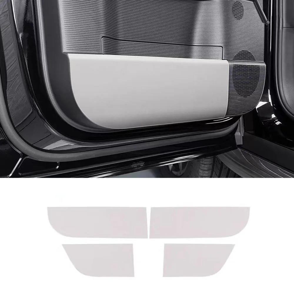 

Дверная противоударная накладка, кожаная защитная накладка, устойчивая к царапинам, внутренняя модификация, аксессуары для уравнений, леопард, титан 7,