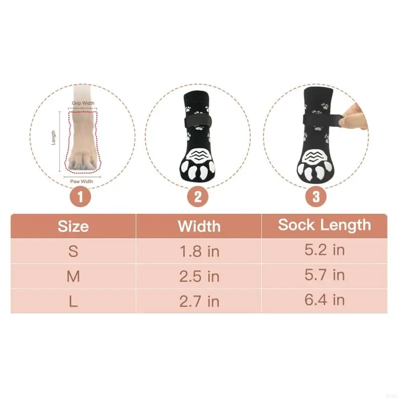 Kxra bottes chien extérieur imperméables chaussures chien d'hiver réglables non-glip