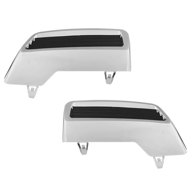 

A33K-For Peugeot 3008 5008 Allure 2017 2018 2019 Chrome Car Rear Exhaust Muffler Tail Pipe Cover