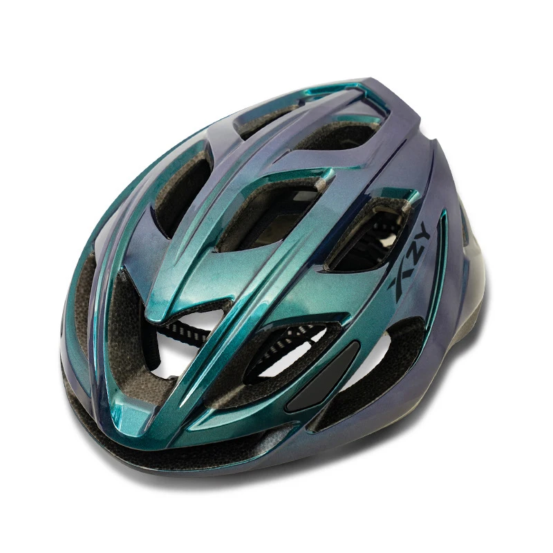 

Cycling helmet with taillights mountain road bicycle breaking wind teenager roller skating men and women hard hats
