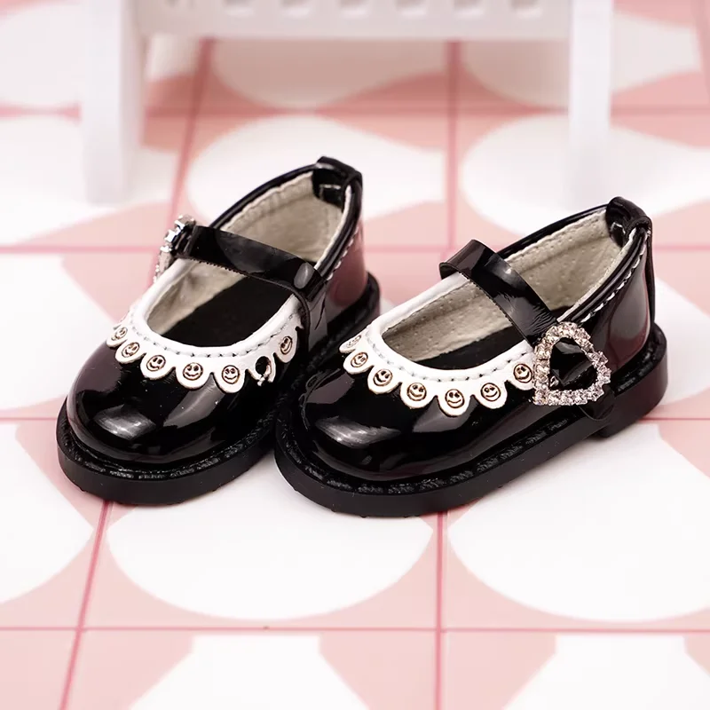 BJD pop schoenen voor 1/4 MSD MDD pop handgemaakte zwarte schoenen pop accessoires pop speelgoed cadeau