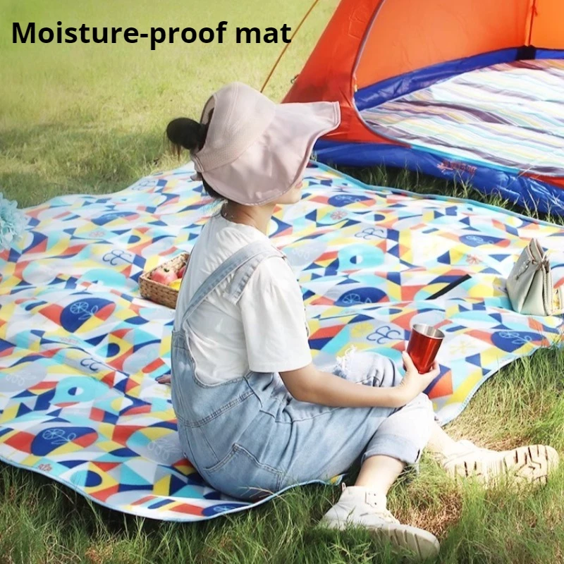 

Утолщенный портативный коврик для пикника, влагостойкий прочный складной коврик для отдыха, легкий походный коврик для кемпинга, товары для кемпинга на открытом воздухе