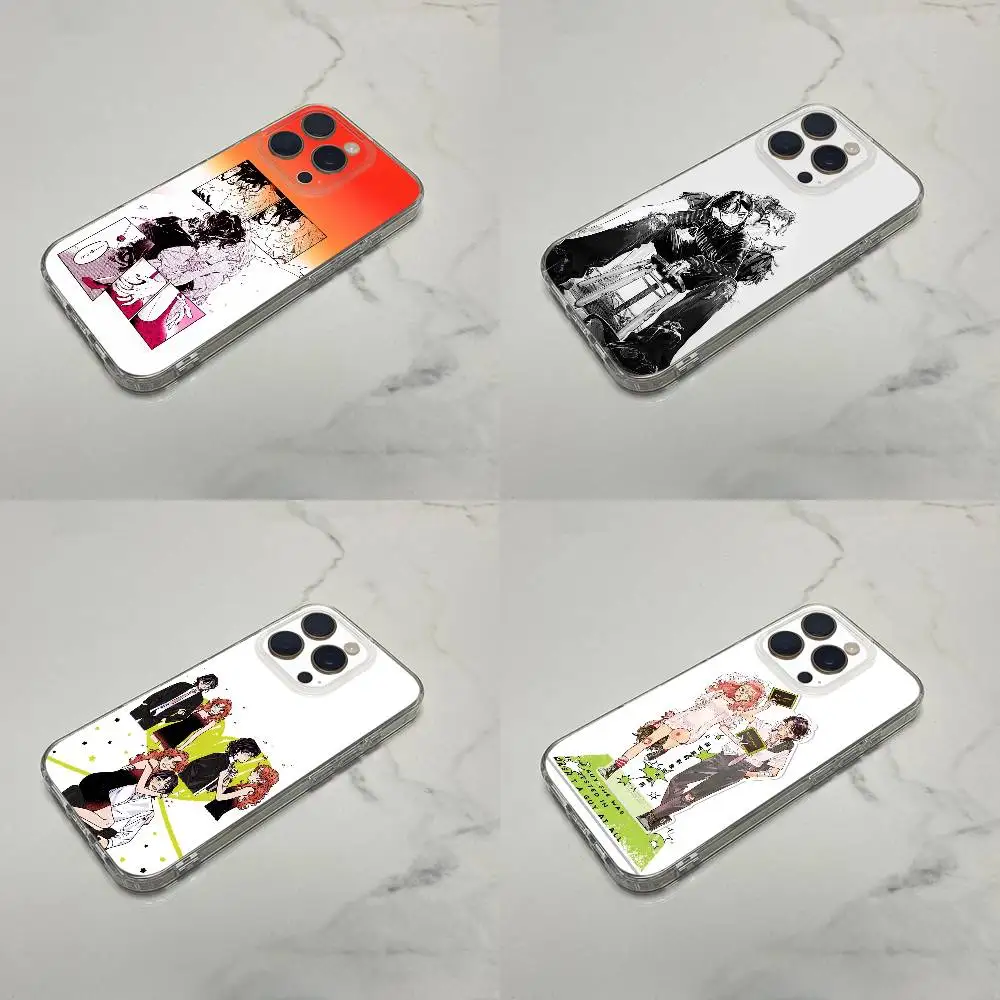 حافظة هاتف T-Tgswiiinyaa K-KiniOto M-MitsuAya Mitsuki Aya لهاتف iPhone 16,15,14,13,12,11 Plus,Pro,Max,Plus,E,SE4,Mini Transparent