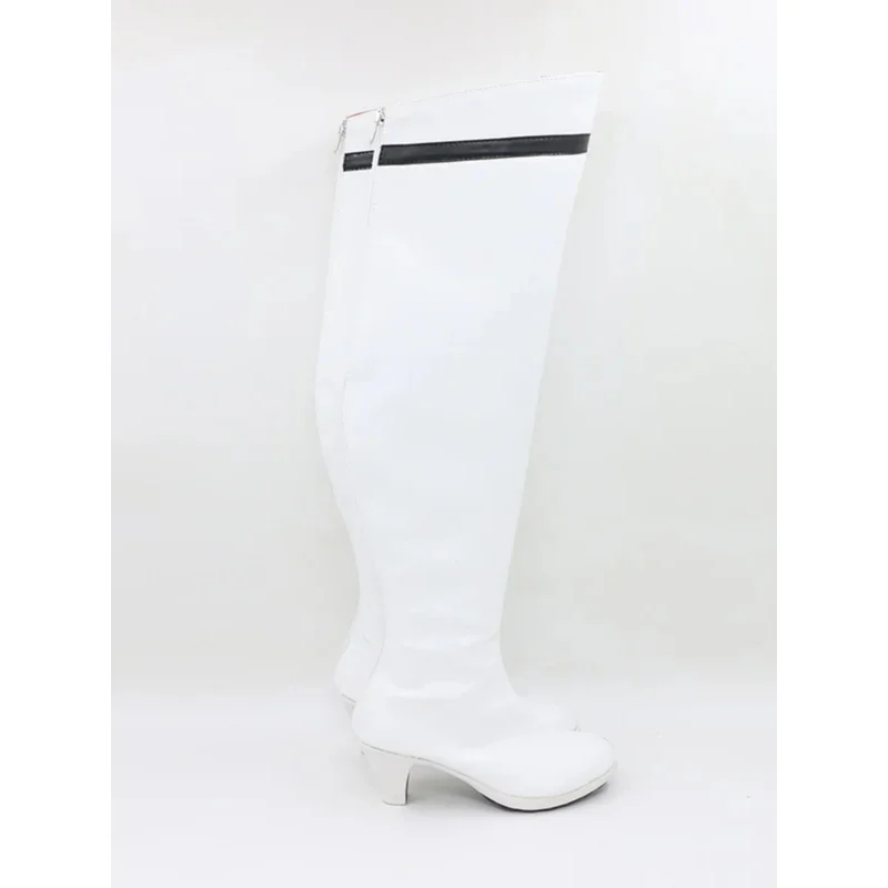 هازبين لوت شعر مستعار الملاك تأثيري حلي أحذية فندق القتال أحذية هالوين كرنفال حفلة تنكرية أبيض اللون أنيمي تأثيري الدعائم