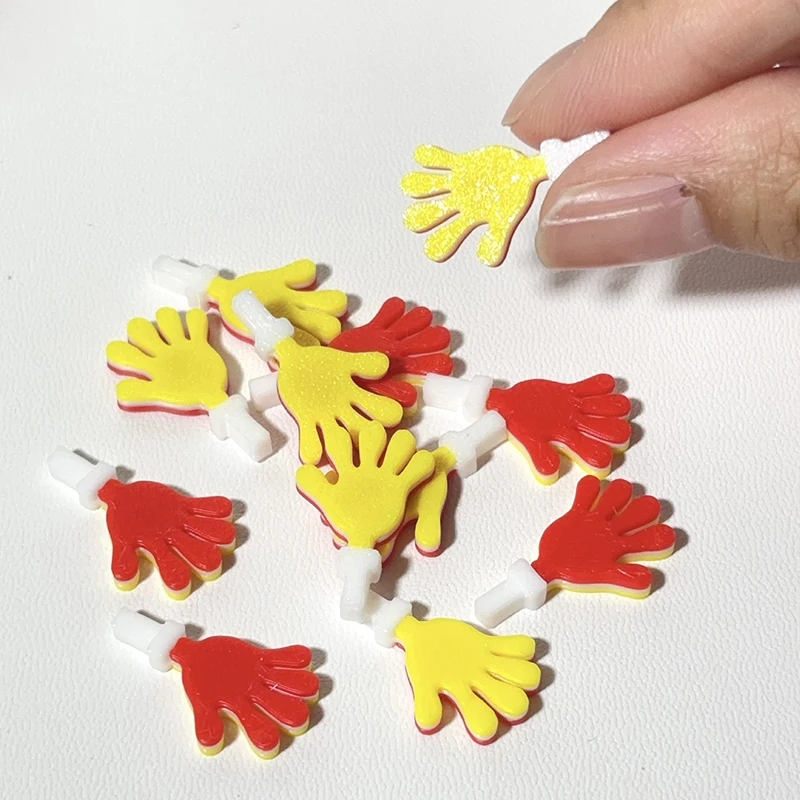 3pcs Dollhouse Miniature Hand Clappers Birthday Party Favors Accessories For Doll House Decor Kids Pretend Play Toys Gift