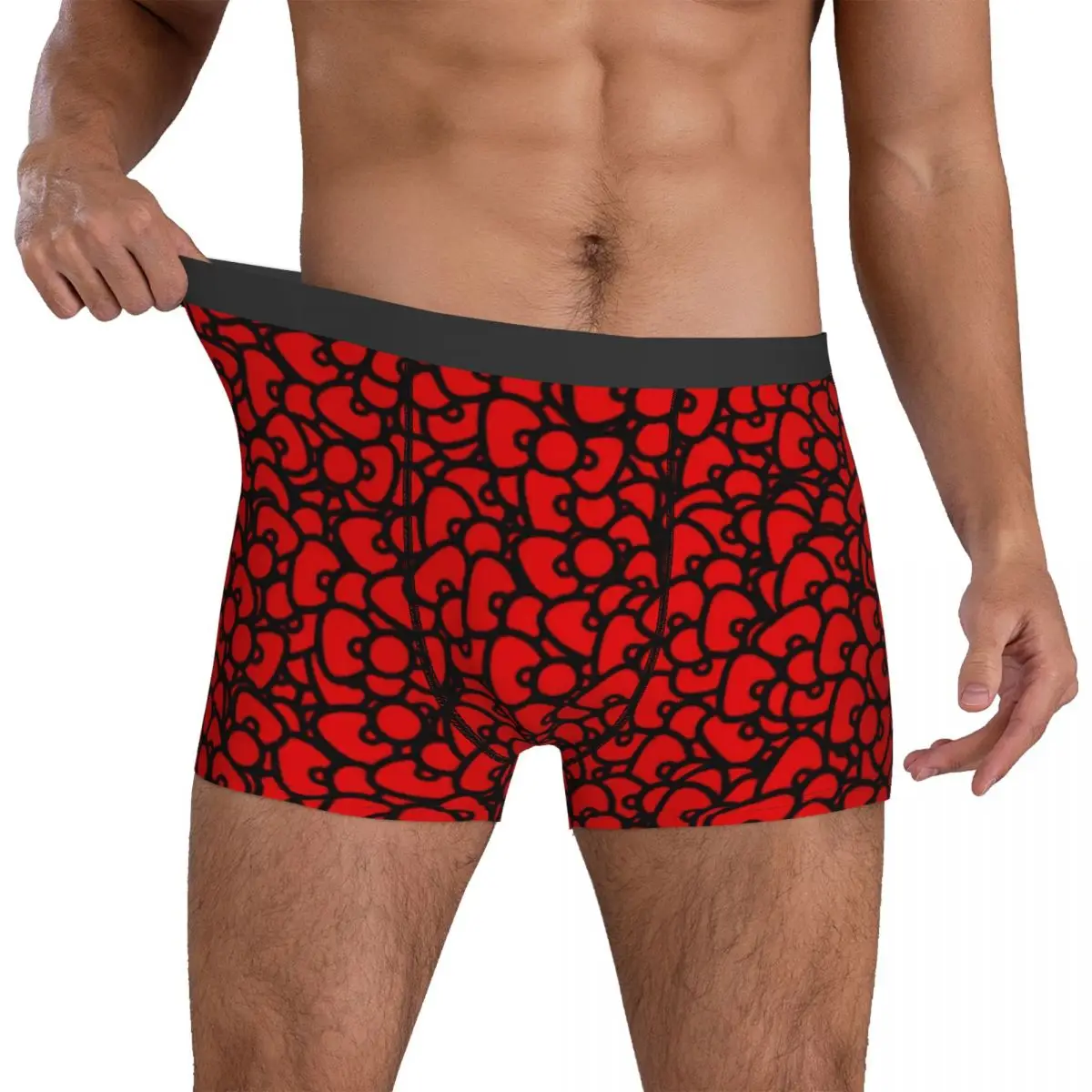 Hello Kitty Image Collection Shorts Briefs Underwear High Quality Male Comfortable Boxer Shorts Custom Plus Size Panties