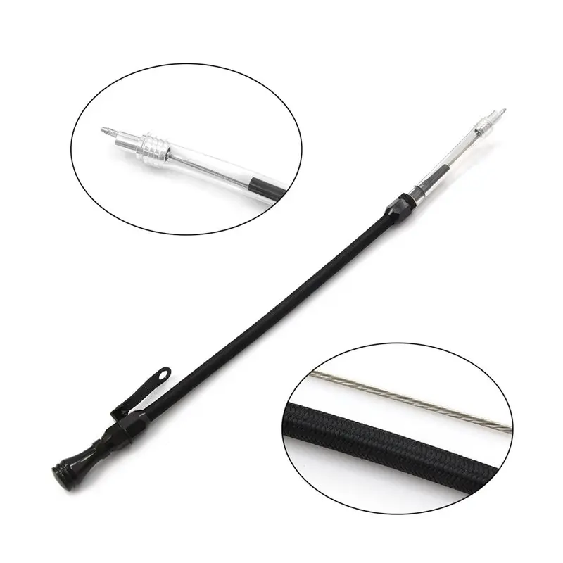 Engine Oil Dipstick For 4.8 5.7 6.0 6.2 LSX LS1 LS2 LS2 LS6 Flexible Design Silvery