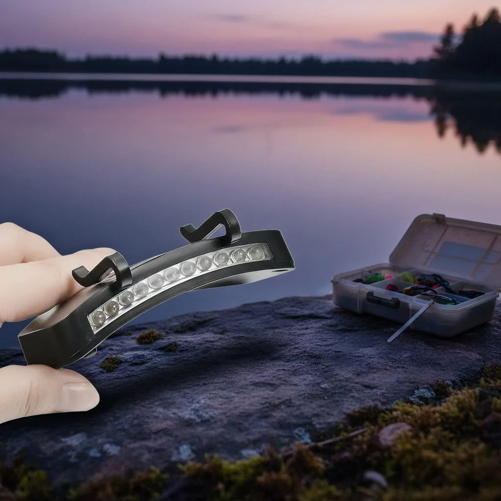 

Портативный налобный фонарь на 11 светодиодов для бейсболки, фонарь на козырек, фонарь для головы, фонарь для активного отдыха, велоспорта, пеших прогулок, рыбалки