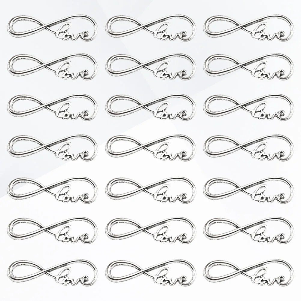 

50pcs Alloy Connector Pendants Charm Simple Unique Shape DIY Accessories Necklace Bracelet Earrings Jewelry Making Project