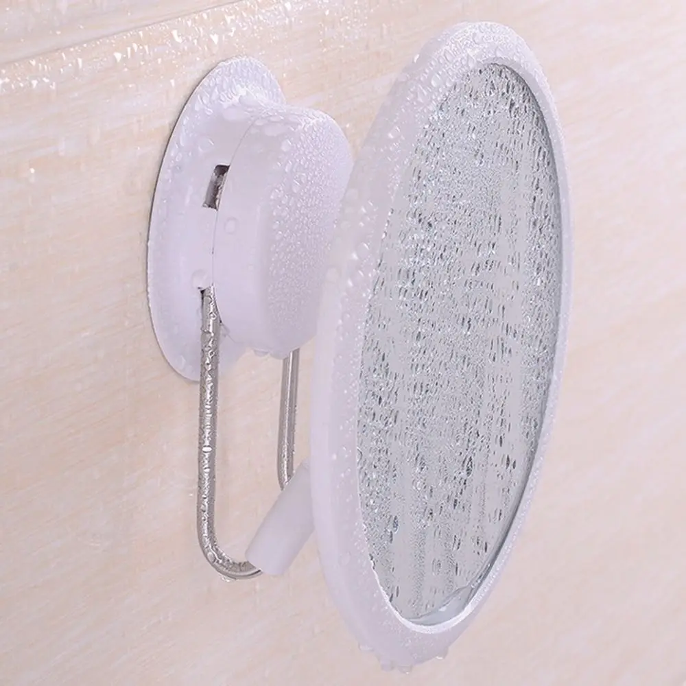 360 Degree Rotation Suction Cup Makeup Mirror Waterproof Adjustable Hanging Round Mirror Easy To Install Removable