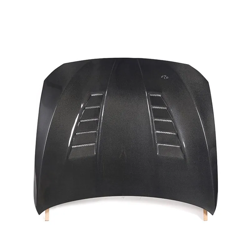 

New Carbon Fiber V Hood for 5 Series F10 F18 2009-2016 HAMAN Style Auto Bonnet with Screws Bolt-On