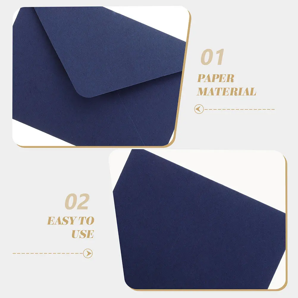 

10Pcs Smooth Texture Lightweight Paper Envelopes for Wedding Invitations Graduation Business Events Holiday Cards Decorative