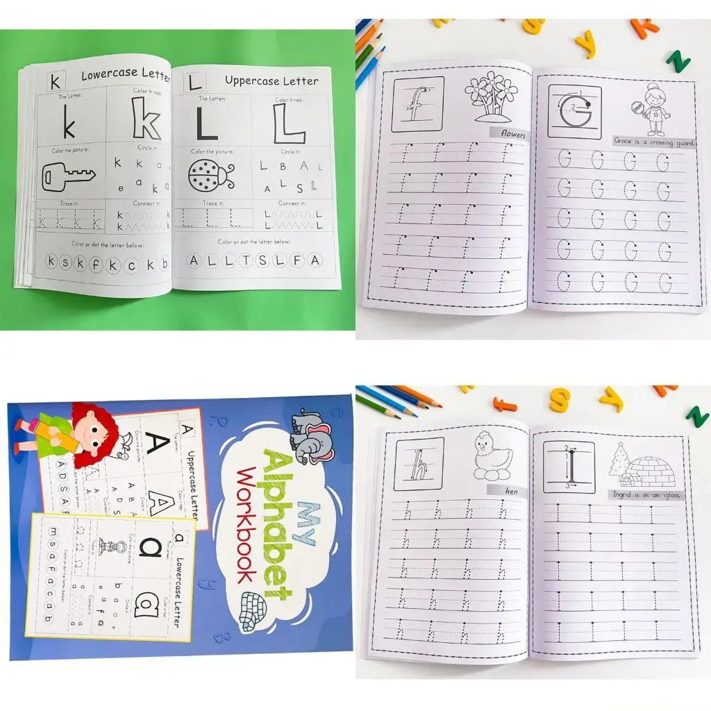 

Educational Coloring Workbook For Kids Language Learning And Motor Development