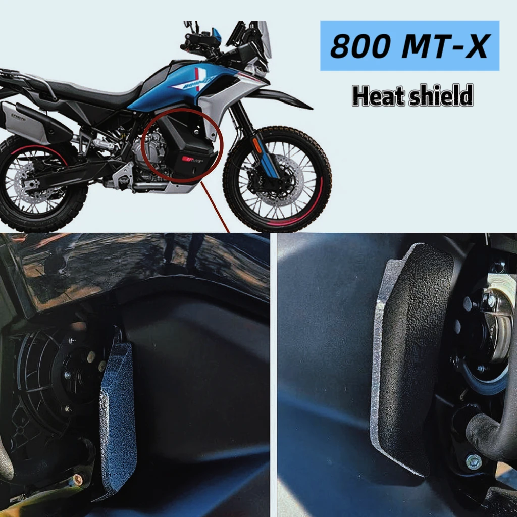 Deflettori Aria Radiatore Moto CF-MOTO 800 MT-X 800MTX 800MT X, Deflettori Termici Laterali Carena Motore