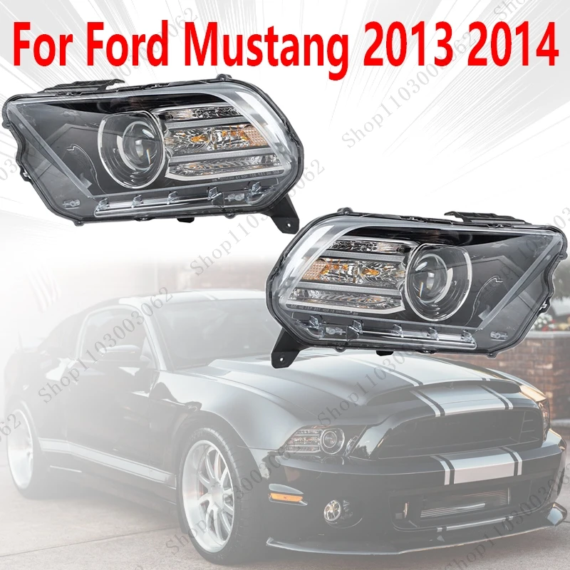

Фара DR3Z13008D для Ford Mustang HID/Xenon 2013-2014, передний габаритный, стоп-сигнал, указатель поворота