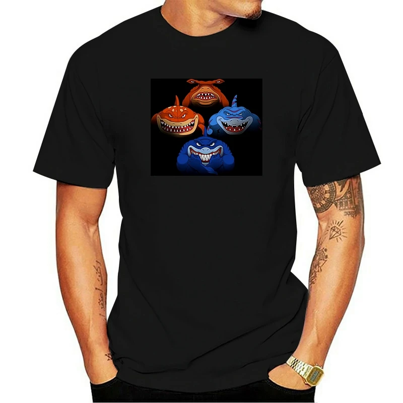 

Cotton Unisex T Shirt Street Sharks Artwork Tee