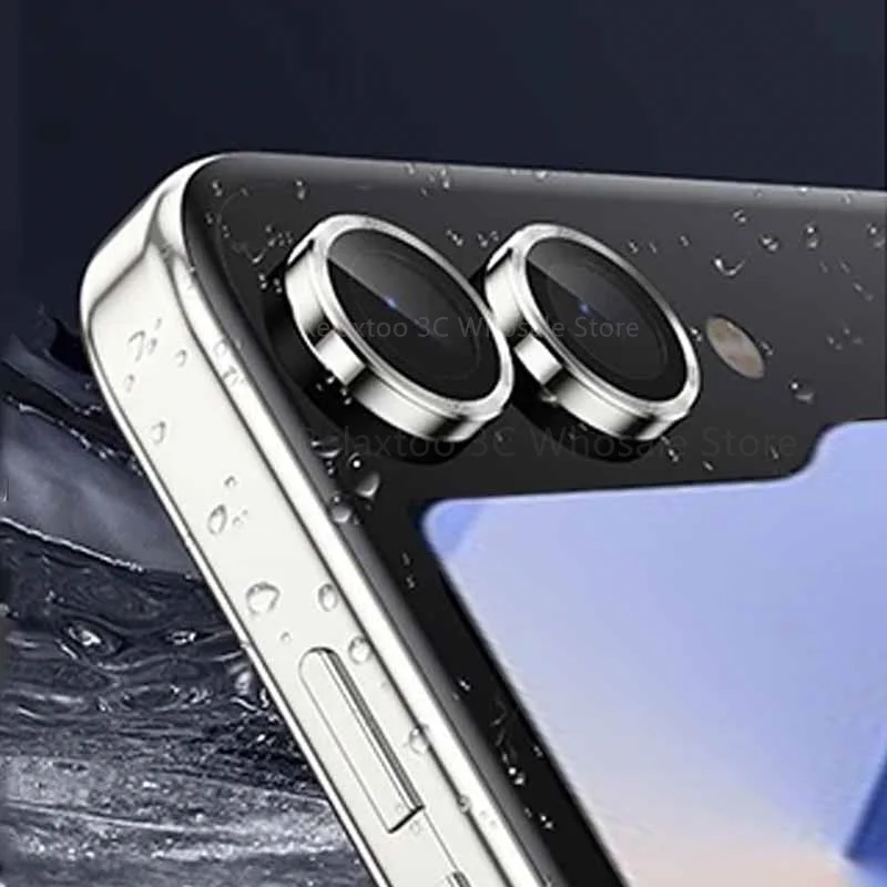 zFlip6 Metal Frame Ring Camera Protector Case For Samsung Galaxy Z Flip6 Z Flip ZFlip 6 2024 Aluminum Alloy Lens Protective Glas