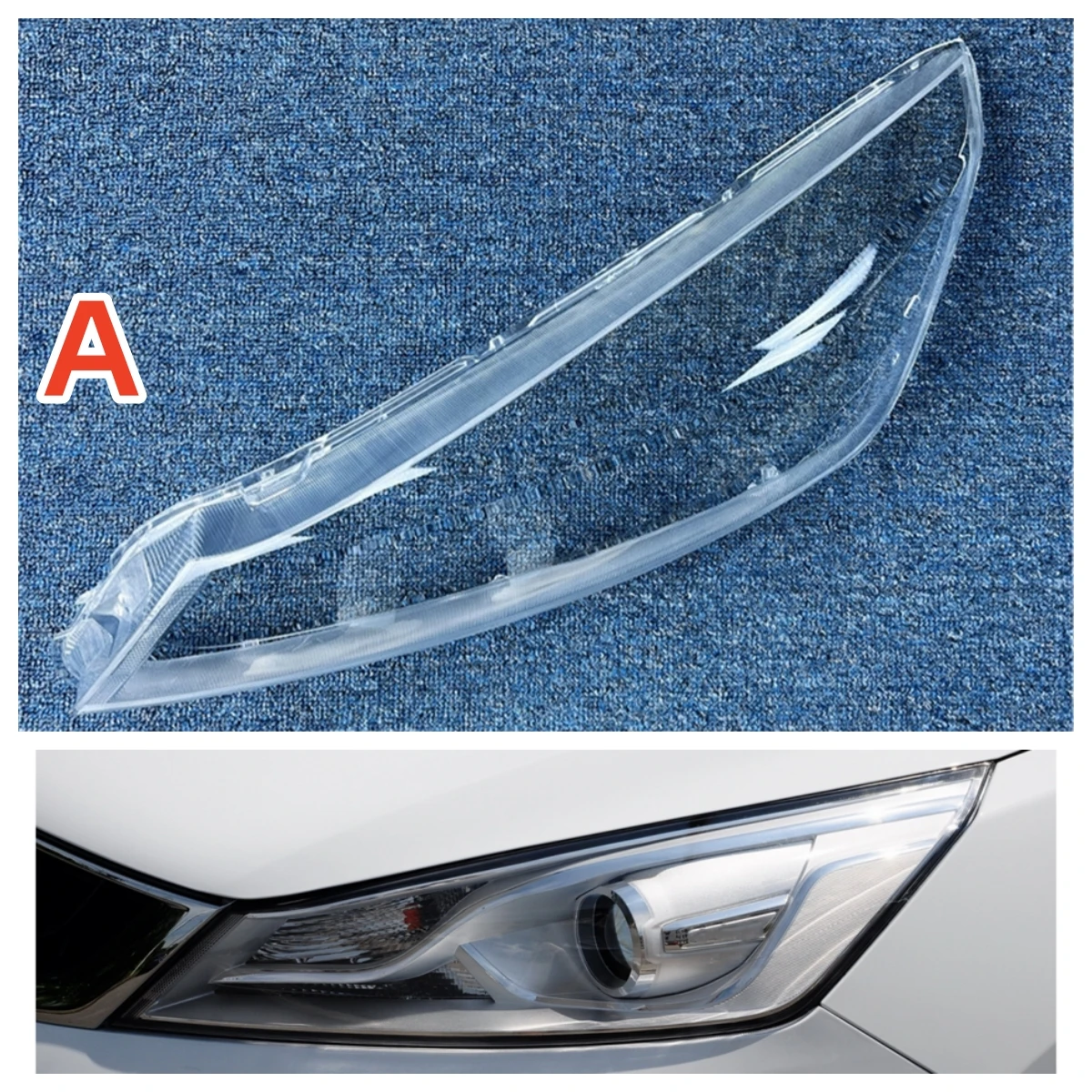 For Geely Emgrand GS 2016 2017 2018 2019 2020 Accessories Cars Lampshade Headlamp Car Front Headlight Lens Cover Lights Shell