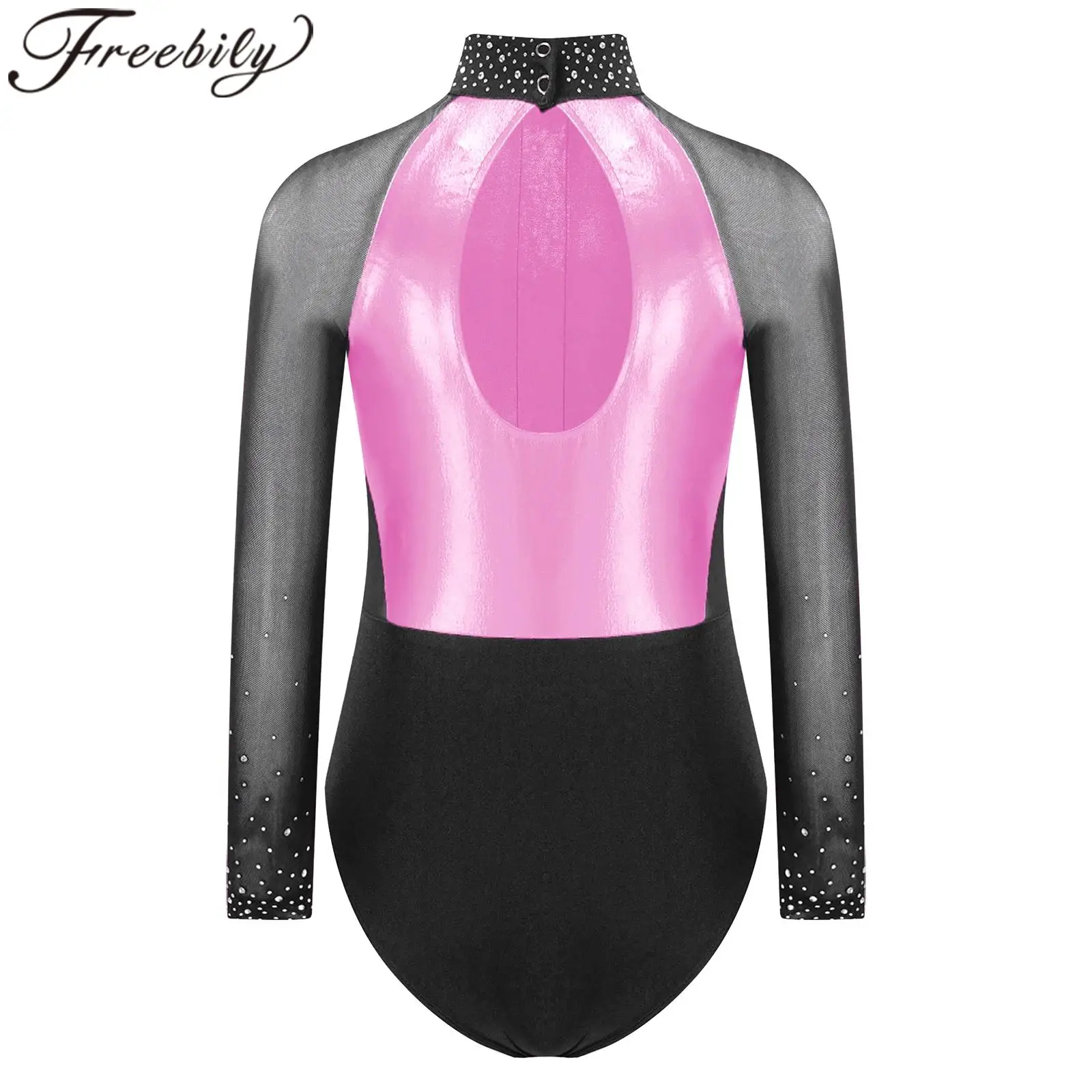 

Детский гимнастический купальник для акробатики, балета и танцев, комплект для подростков: комбинезон для фигурного катания и гимнастики с шортами