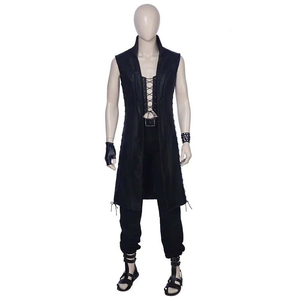 

Game DMC 5 V Vitale Devil Cosplay Costume Wig May Cry Cosplay Costume Uniform Outfit Custom Made Halloween Party Mens Clothes