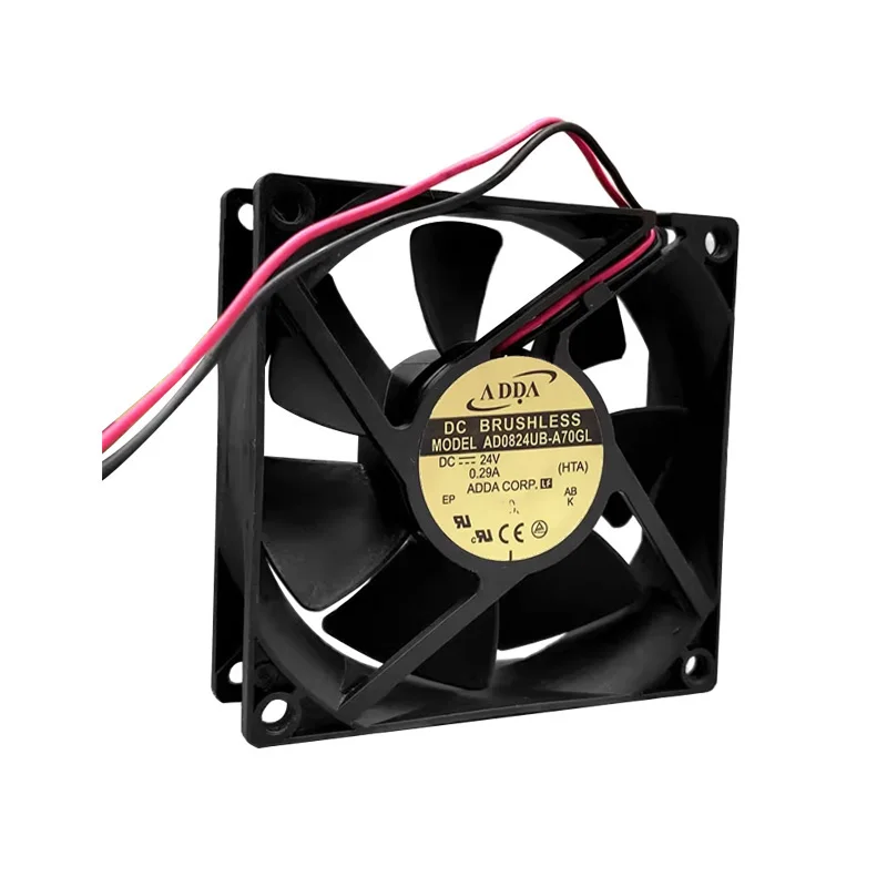 

ORIGINAL AD0824UB-A70GL 24V 0.29A 8025 80*80*25mm NEW COOLING FAN RADIATOR