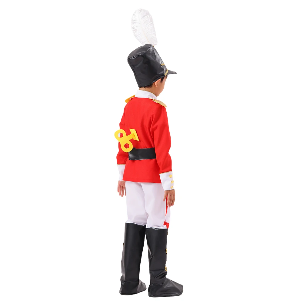 Boys Storybook Character Toy Soldier Cosplay Dress-up For Kids Christmas Party Costume