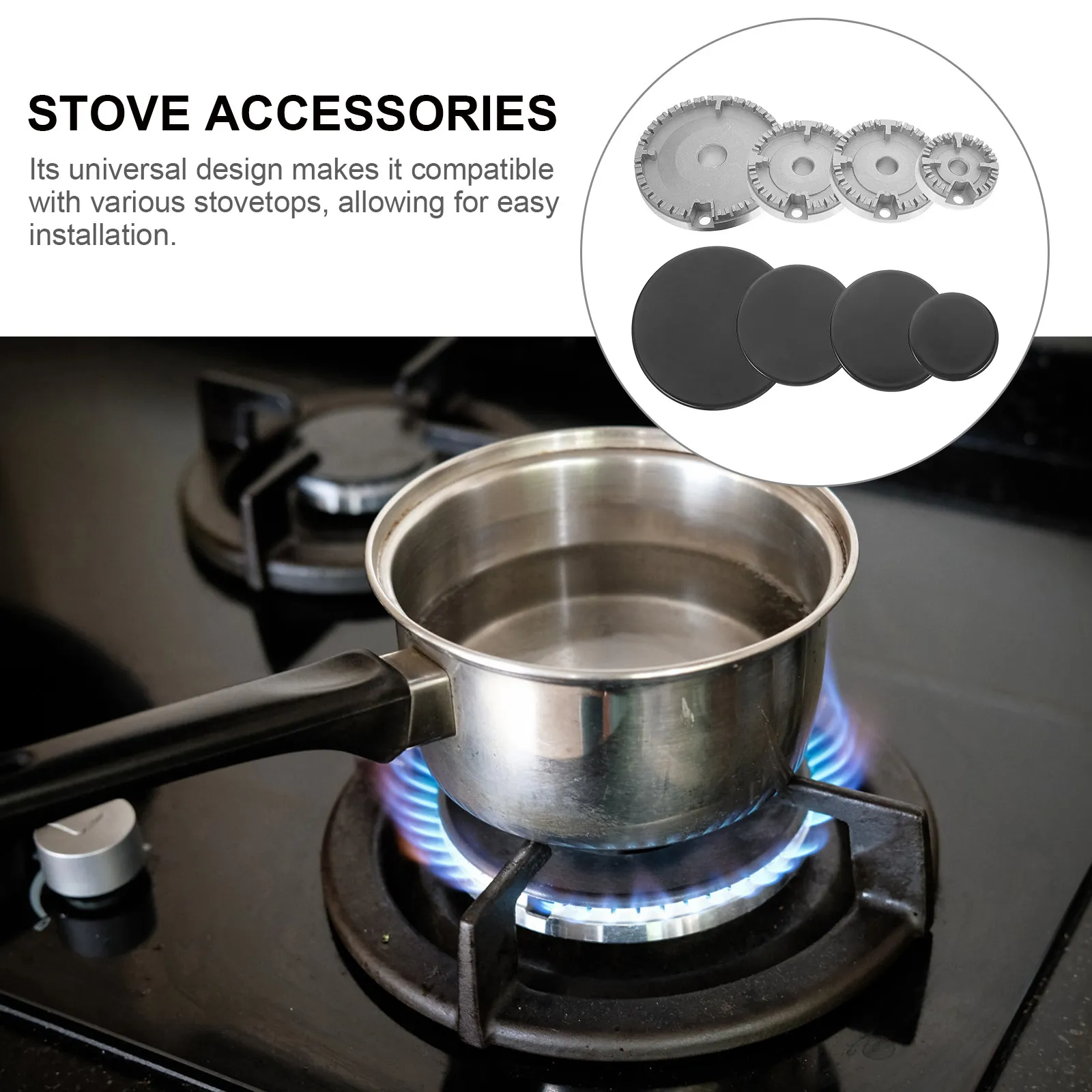 

Газовая горелка для плиты, запчасти для газовых плит, колпачок для газовой горелки, универсальная сменная головка газовой горелки