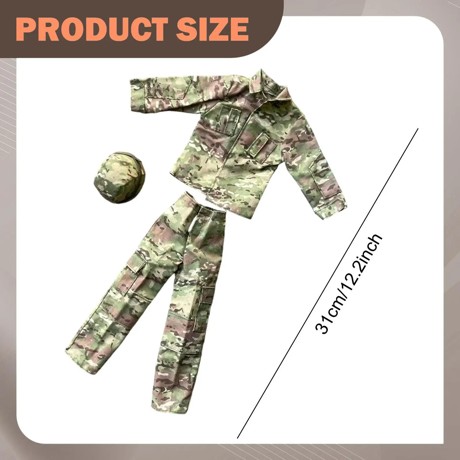 Ropa para figuras de acción 1:6, conjunto de uniforme, ropa para muñecas, ropa en miniatura, modelo de abrigo y pantalones, para figura de acción de muñeco masculino de 12 pulgadas