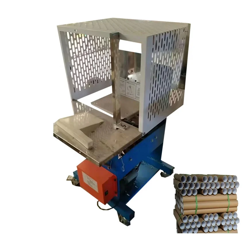 High Efficiency Computerized Binding Machine with Motor for Cardboard Core Bundling Paper Tube Strapping Saving Labor