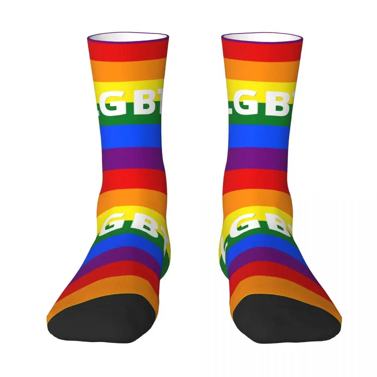 LGBT Pride Flag Unisex Winter Socks Cycling Happy Socks Street Style Crazy Sock