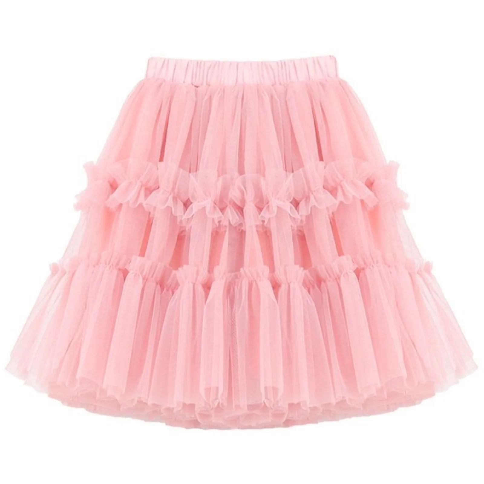 Dress Up For Toddlers Kids Baby Girls Spring Summer Solid Ruffle Tulle Skirts Princess Tutu Bodycon Customs