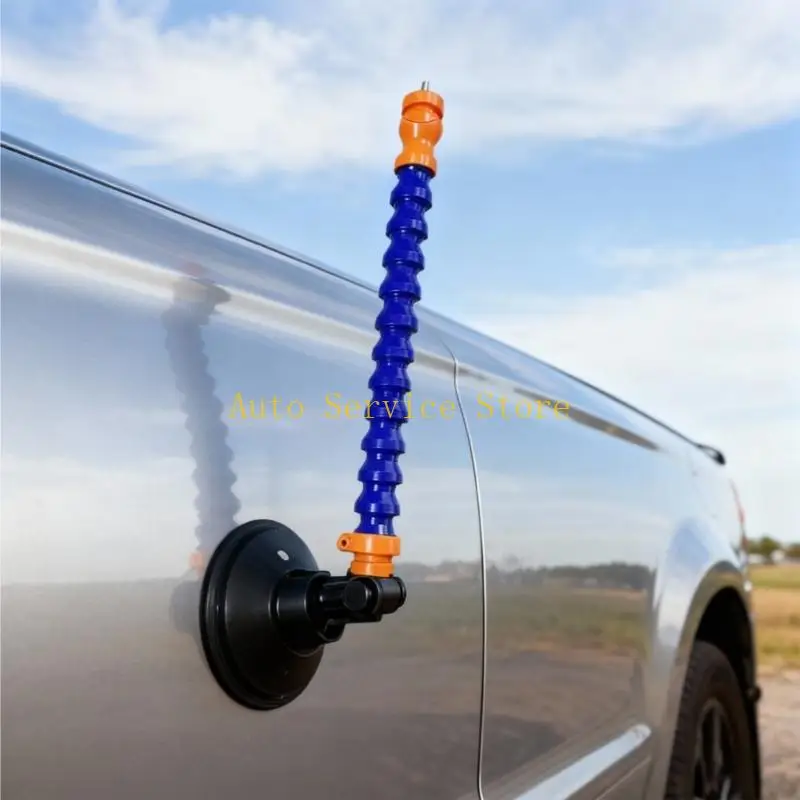 

462A Automotive Dents Repair Equipment Featuring White Suction Cup Mounts On Black Plastic Base Frame