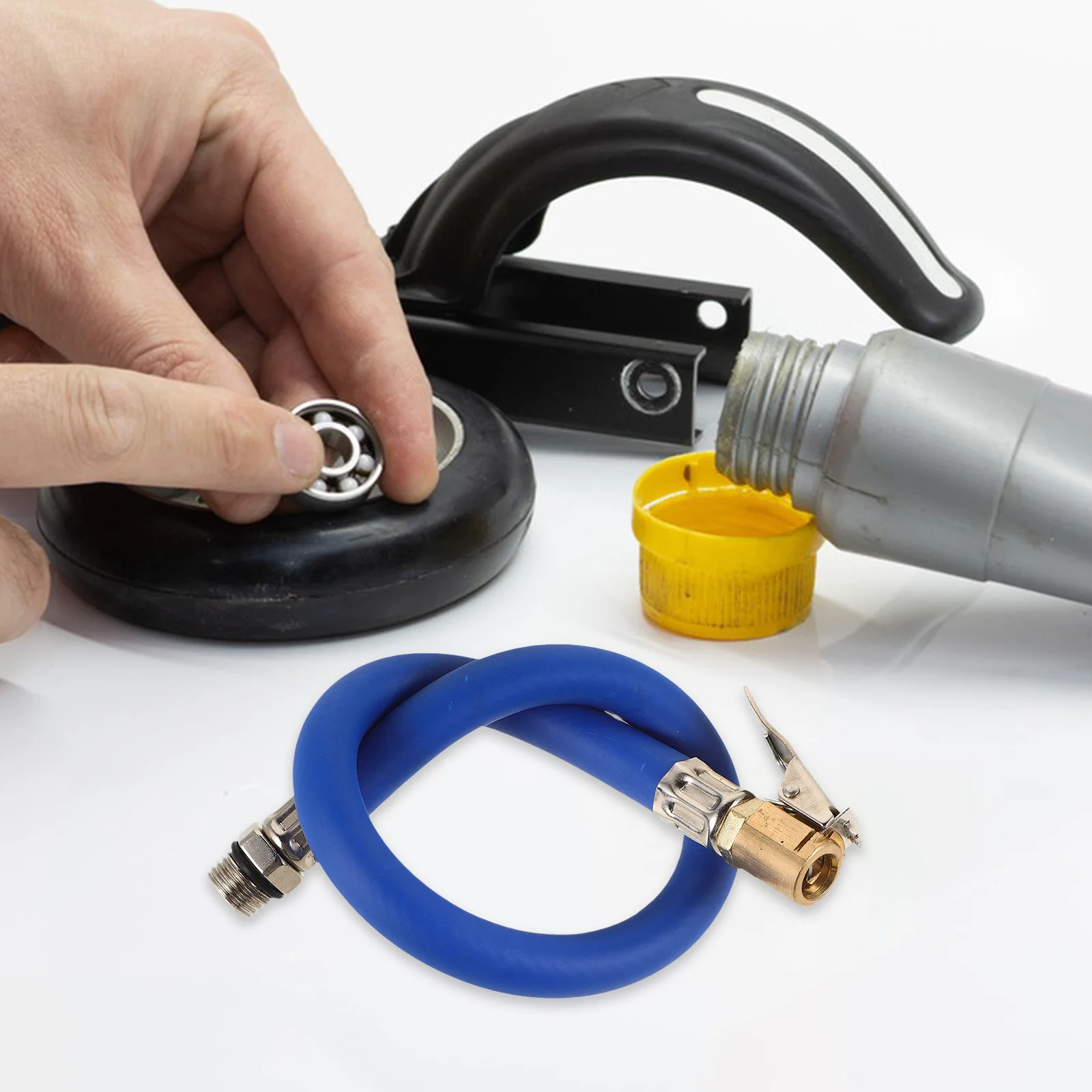 Accessori per manometro pneumatici Tubo di prolunga di ricambio per tubo di gonfiaggio Attacco per compressore d'aria portatile per auto moto