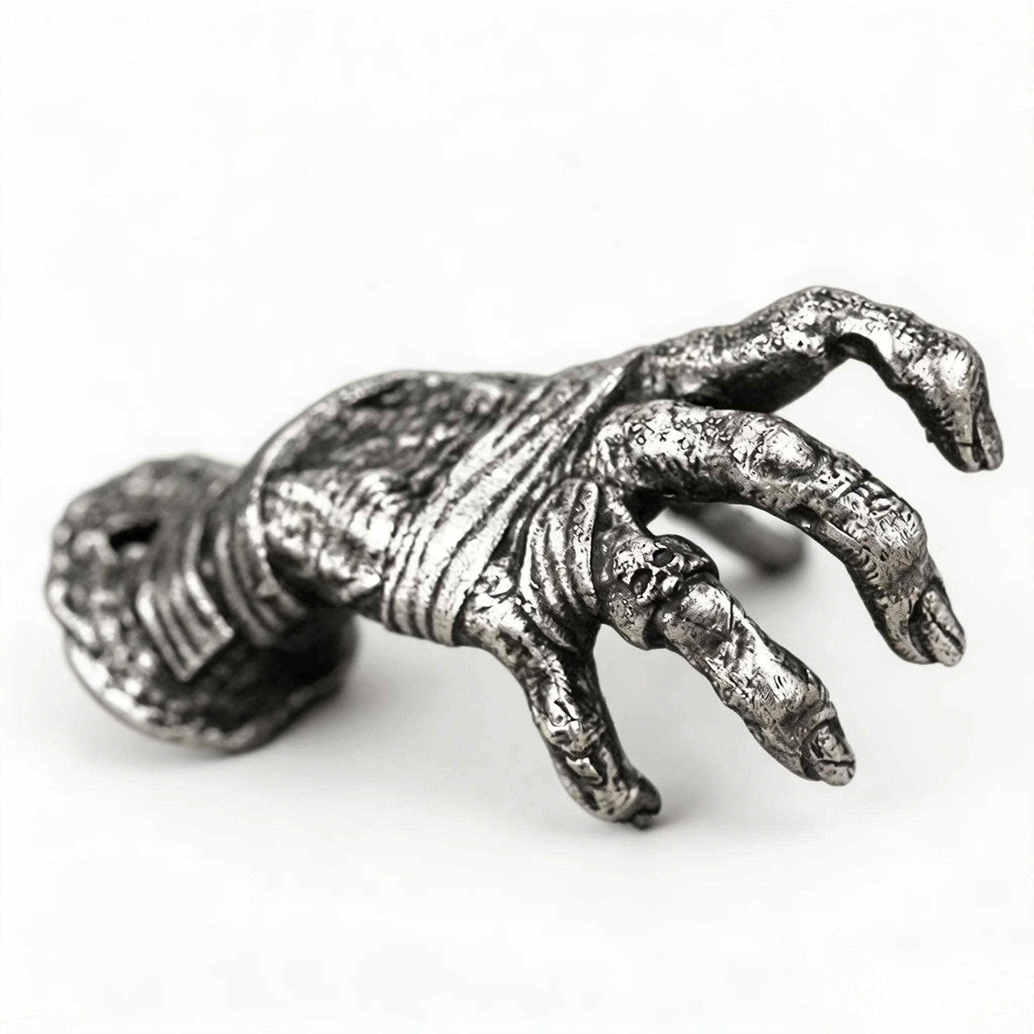 Alloy Creative Alternative Demon Hand Car Key Chain Hip‑Hop Trendy Men Pendant Ornament