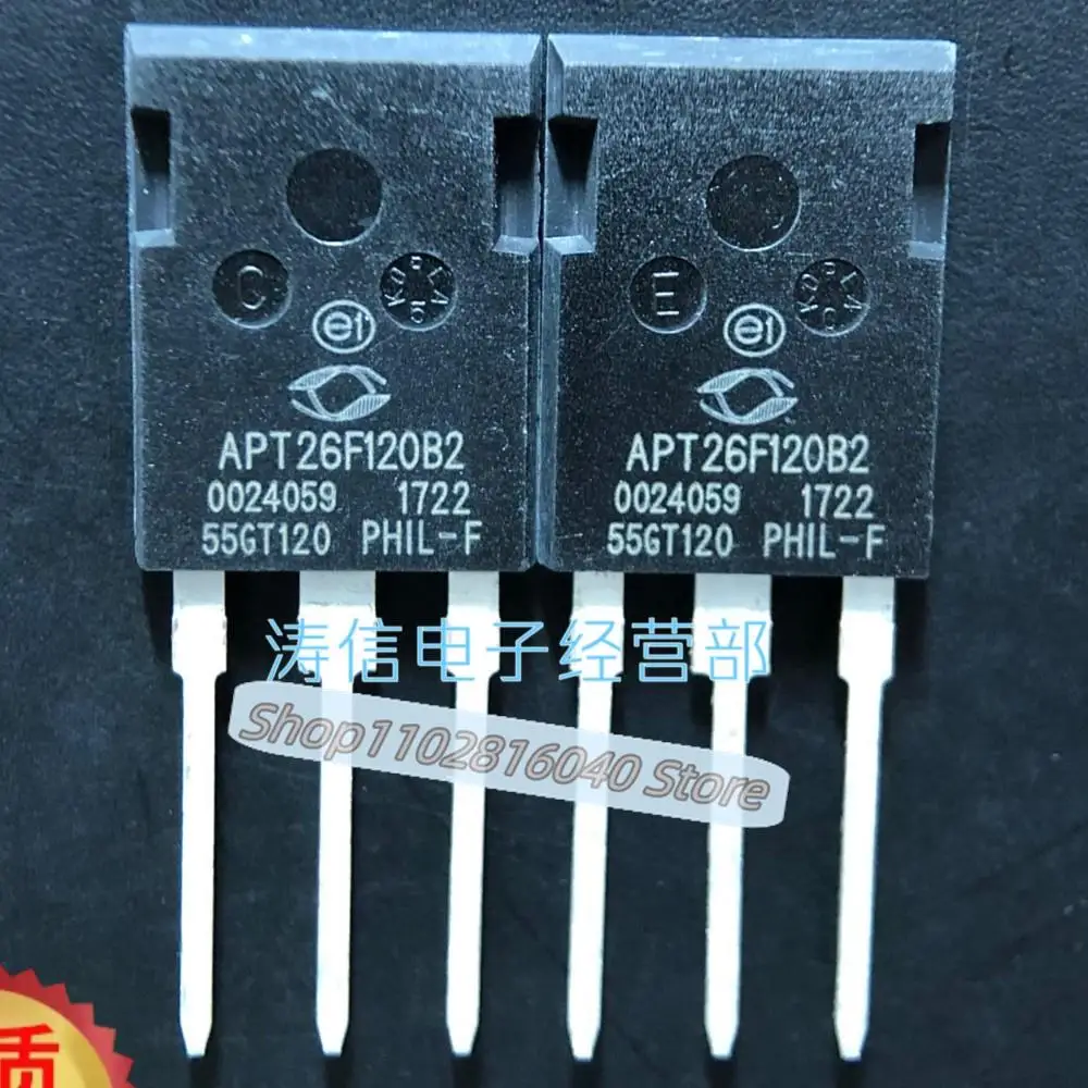 

10PCS/Lot APT26F120B2 TO-247 MOS 27A 1200V Best Quality Imported Original