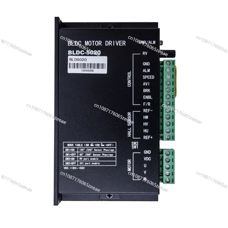 BLDC Motor Driver BLDC-5020 24 V 36 V 48 V DC Brushless Motor 500W Voltage Range 24-50VDC Speed Controller