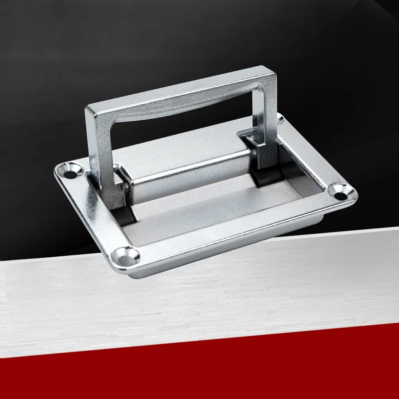 

Cabinet Door Handle Zinc Alloy Square Handles Kitchen Cabinets Tool Electric Box Concealed Handle LS523