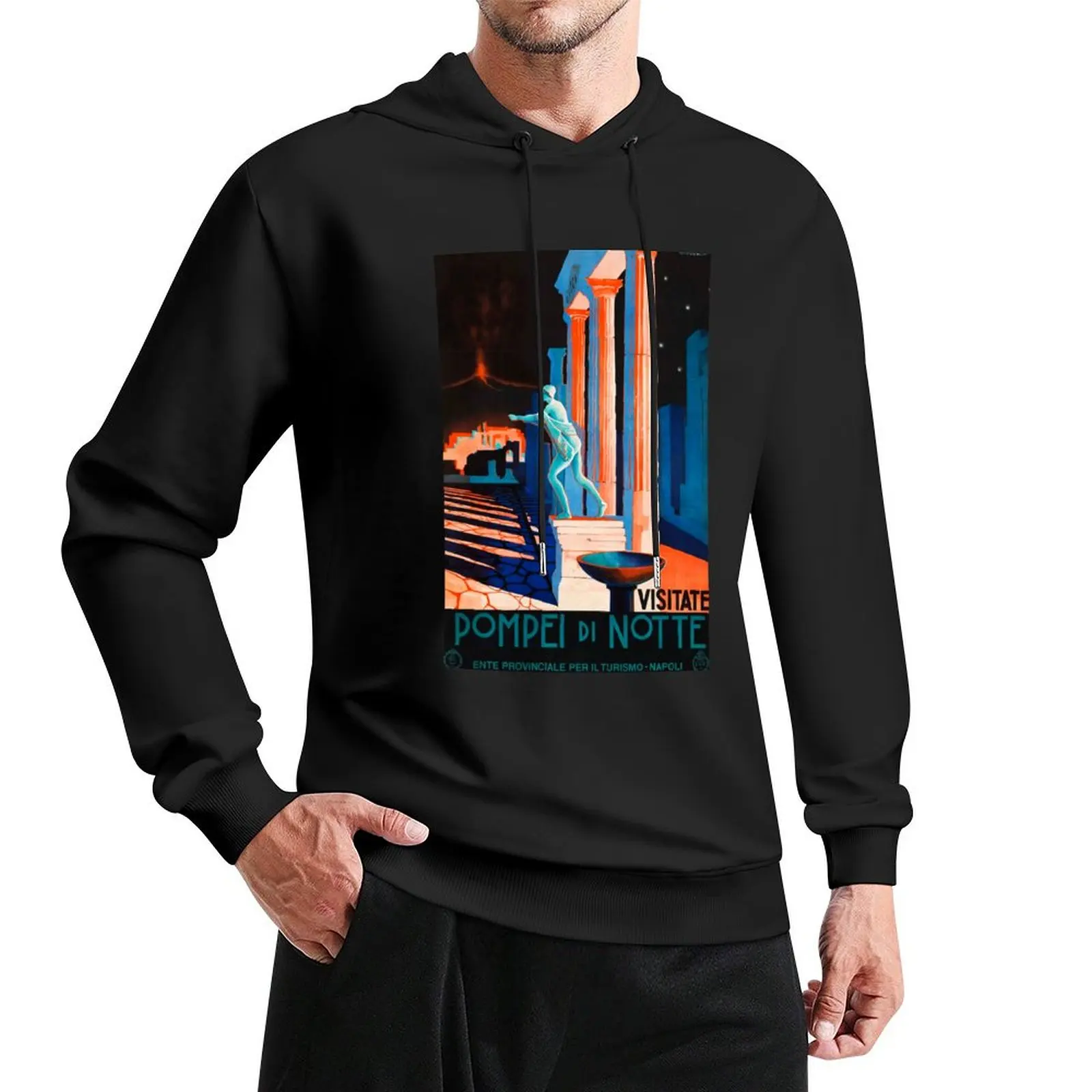 

ENIT Pompei di Nopte vintage travel poster Pullover Hoodie blouse hoodies and sweatshirts new