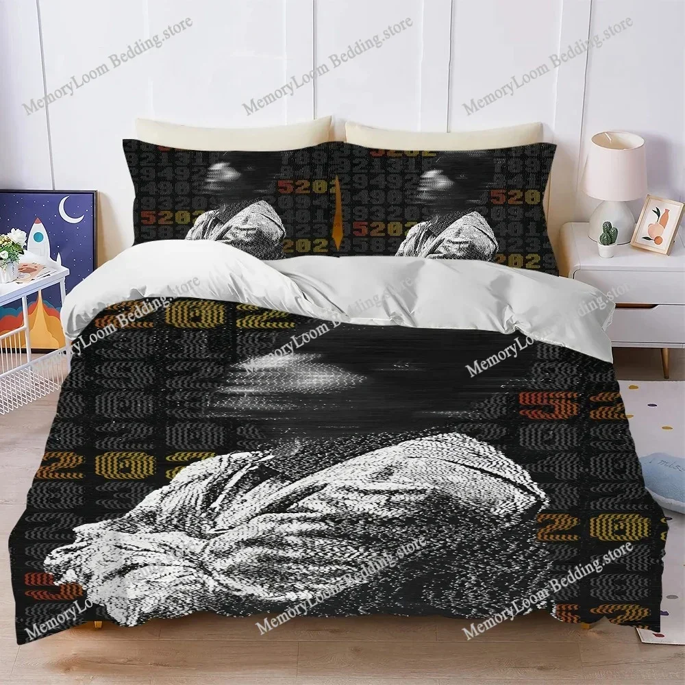 Rapper Duki 5202 Duvet Cover Set Home Style Bedding Soft Laundry Cotton Bed Four Seasons Student Dormitory Home Textileextile029