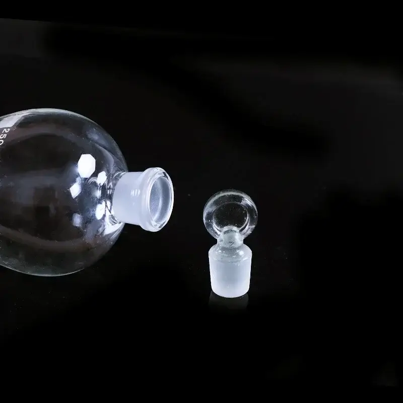 1pcs 30ml to 1000ml pear-shaped Clear And Thick Separating Funnel with glass/PTFE Piston for Lab experiment - Image 3