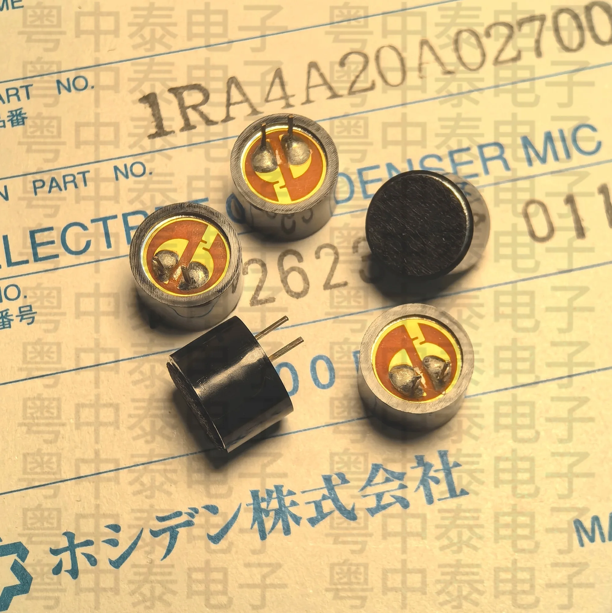 

10pcs/original Japanese imported KUC2623 capacitive electret microphone with original microphone shell