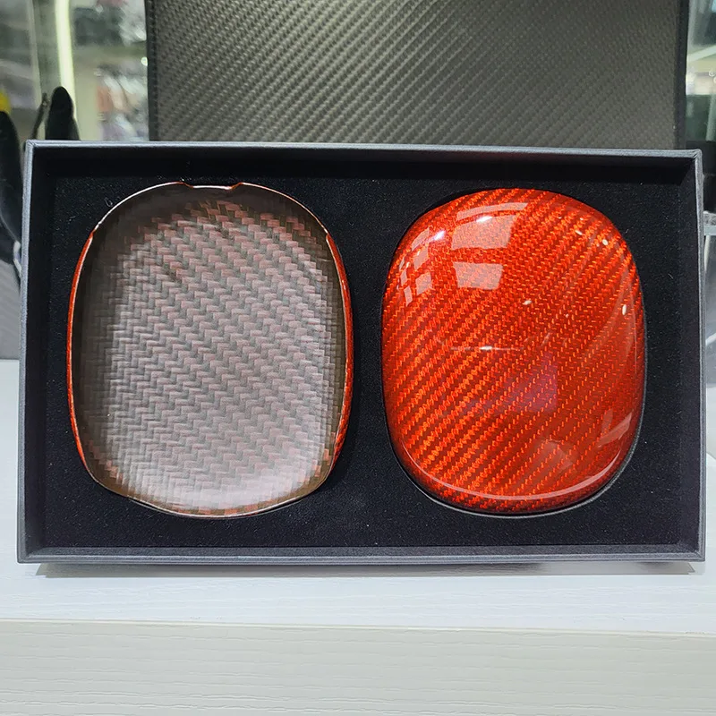 

Чехол из углеродного волокна для Apple AirPods Max, защитный чехол для AirPods Max, ультратонкий защитный чехол, Funda Capa