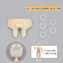 OB11 Doll Body Neck Modification Accessories GSC Replacement Neck Card Face Support BJD Doll Toy Accessories