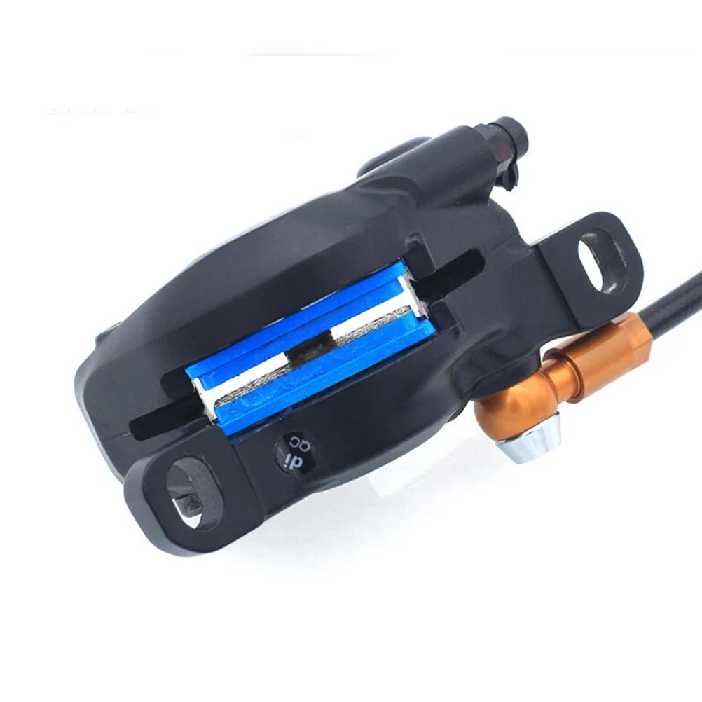 2pcs Disc Brake Pad Mountain Bike Hydraulic Disc Brake Pads Metal Cycling Brake Pads (Blue) Bike Disc Brake Pad