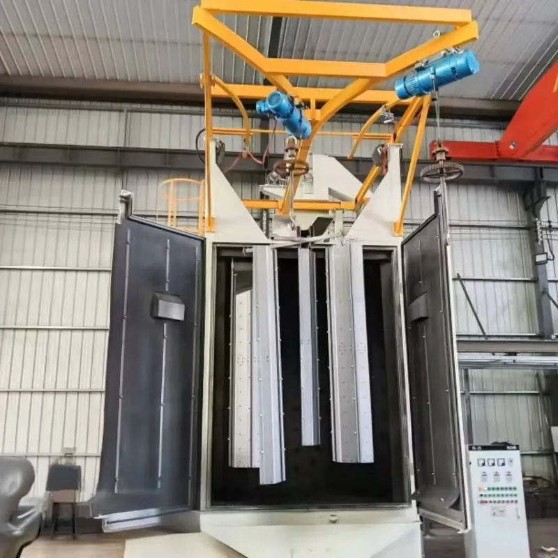 Shot Peening Machine Hook Type Shot Blasting Machine for Engineering Machinery Workshop Aluminum Parts Surface Cleaning