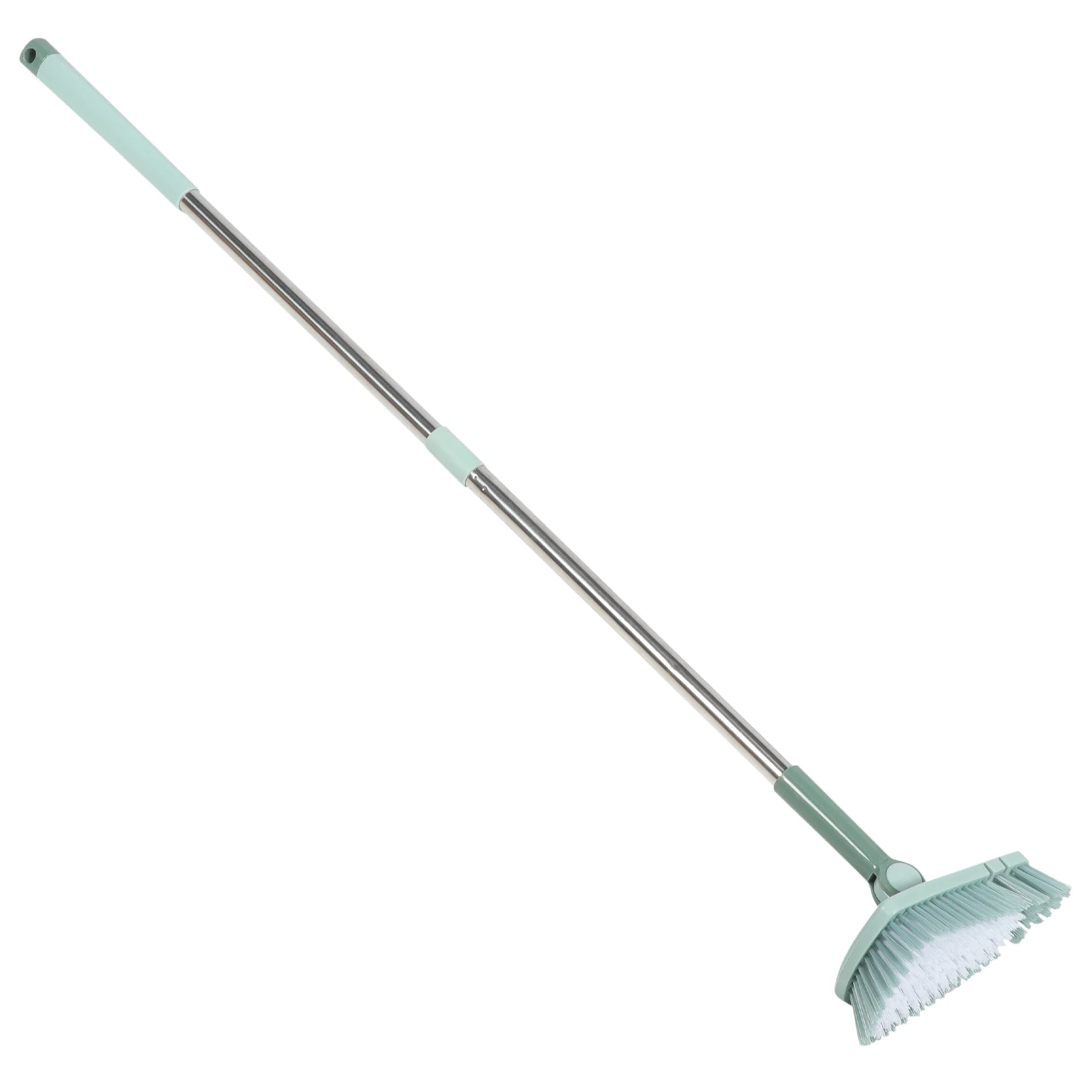 

Pool Cleaning Brush Long Handle Triangle Shaped Hard Bristles Floor Bath Tub Shower Scrubber Stainless Steel Cleaning Tools