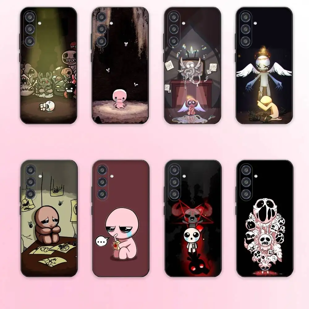 

B-Binding of Isaac phone Case For Samsung Galaxy A73,A72,A71,A70,A53,A52,A51,Others Soft Black Shell