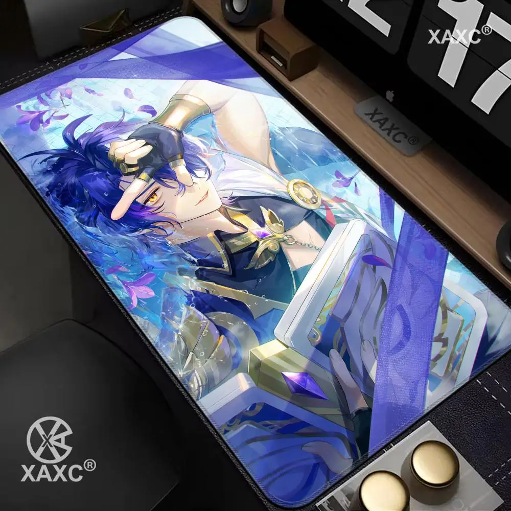 Large Non-Slip Rubber Gaming Mouse Pad With Dr. Ratio Design For PC Game Honkai Star Rail - Keyboard And Desk Mat For Laptop