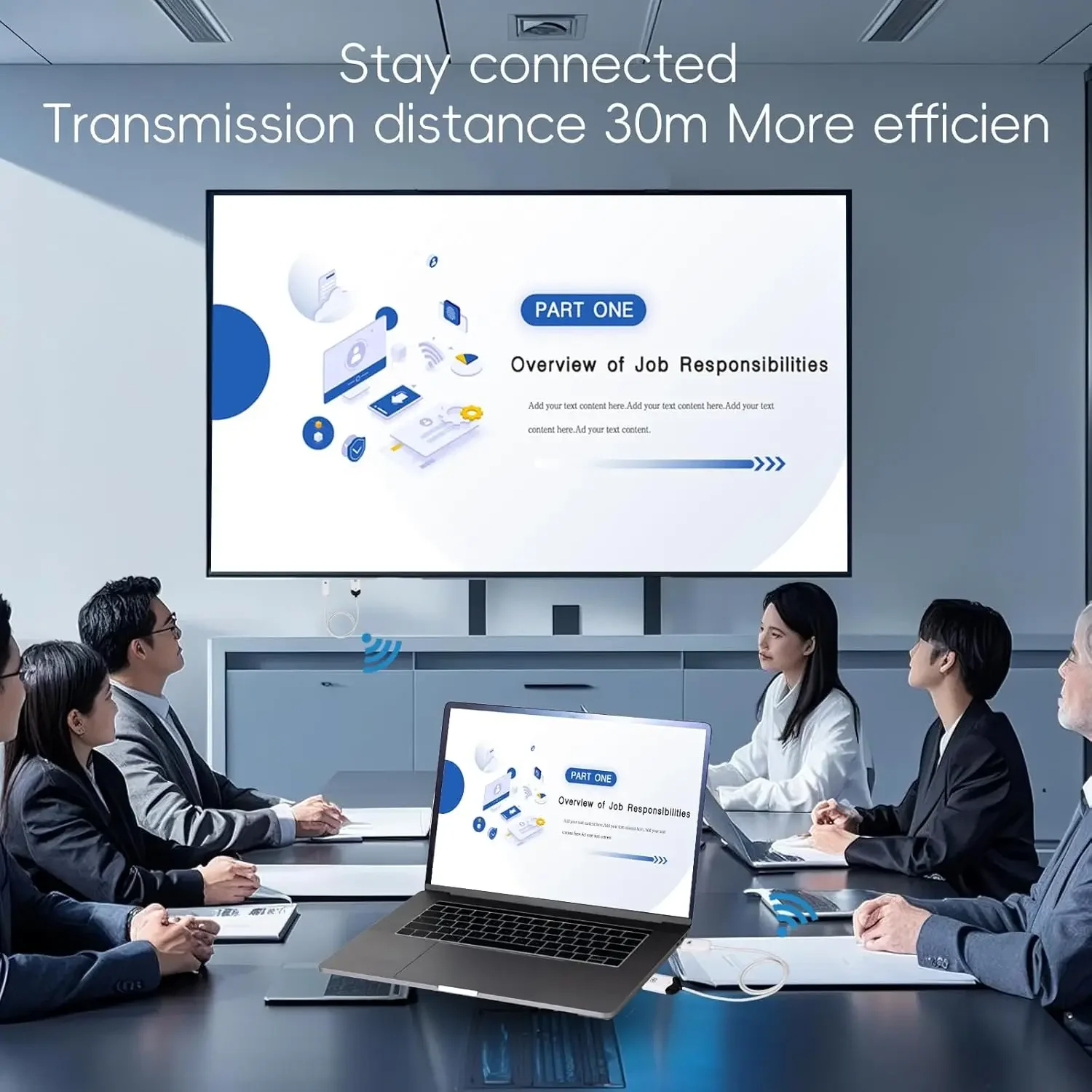 Kit de transmisor y receptor HDMI inalámbrico, 30M 1080P@60Hz, Plug & Play, Dual 2.4G/5G- para PC/PS5/4/TV Box a TV/Monitor/Proyector