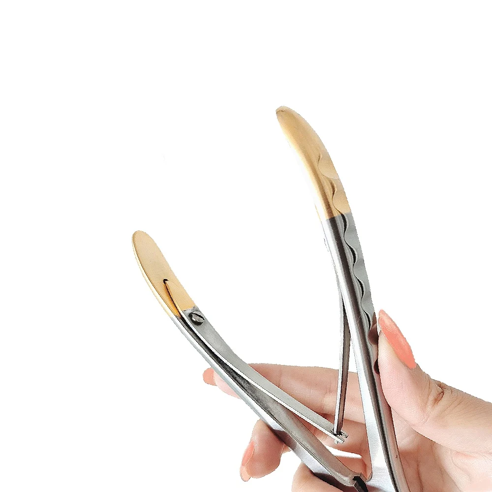 Vet Diagonal Cutting Shear  Medical Inlay Beveled Scissors Pet Orthopedic Surgery Thick Wire Cutting  Bone Cutting Forceps